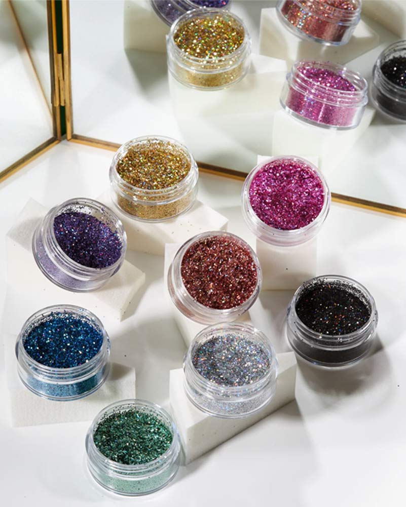 Moon Glitter Green Holographic Body Glitter Shaker 5g - Image 3