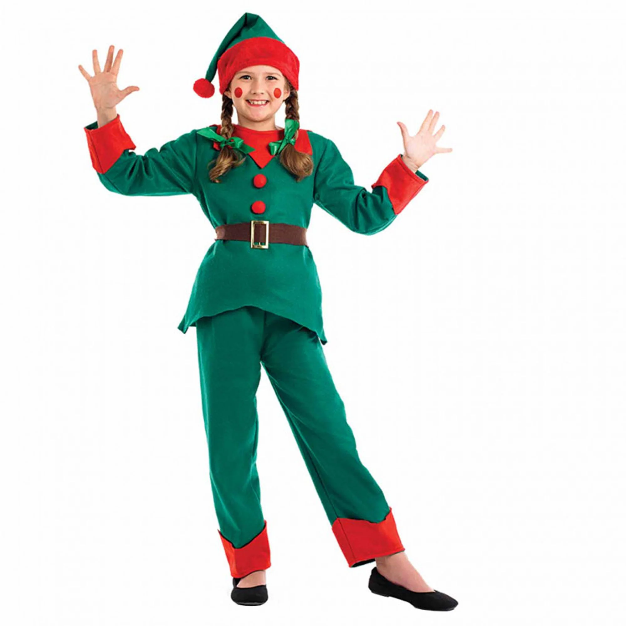Morph Costume Elf Kids Christmas Costume 12-14 Years