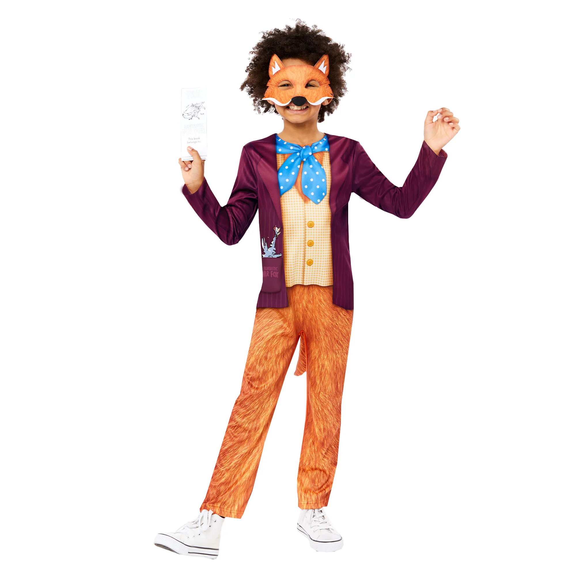 Mr Fox Boys Book Week Costume 3-4 Years