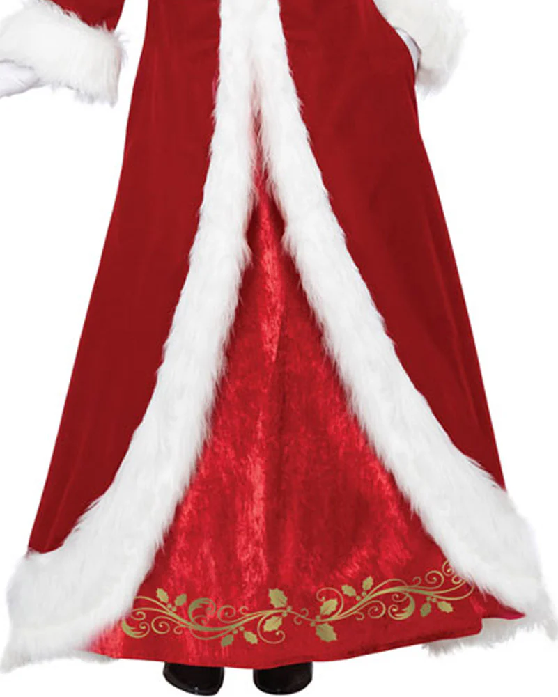 Mrs Claus Deluxe Womens Christmas Costume - Image 4