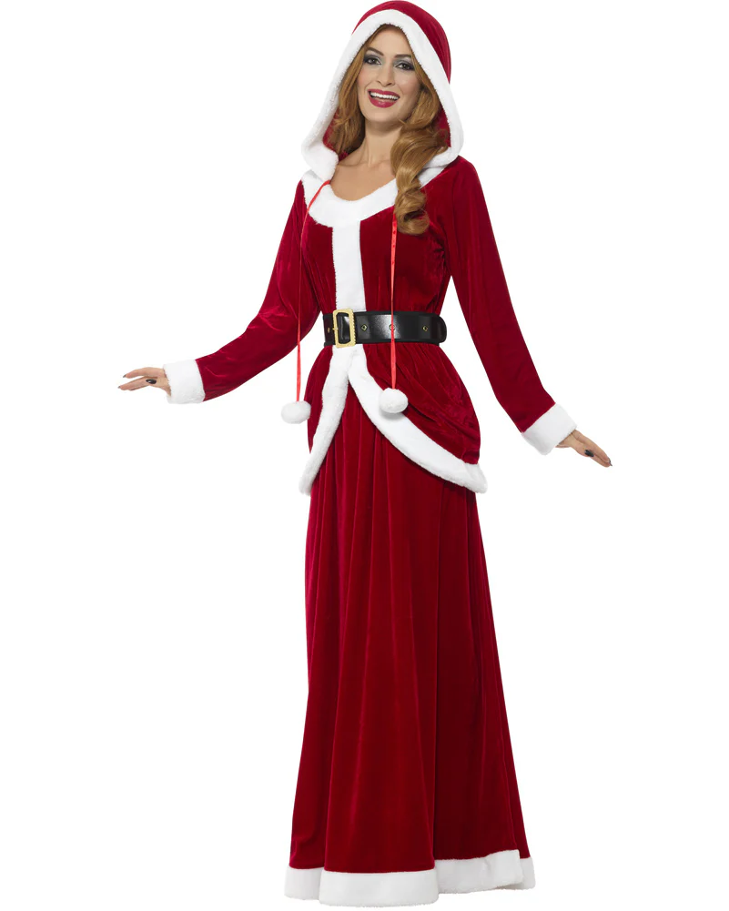 Ms Claus Deluxe Womens Christmas Costume - Image 2