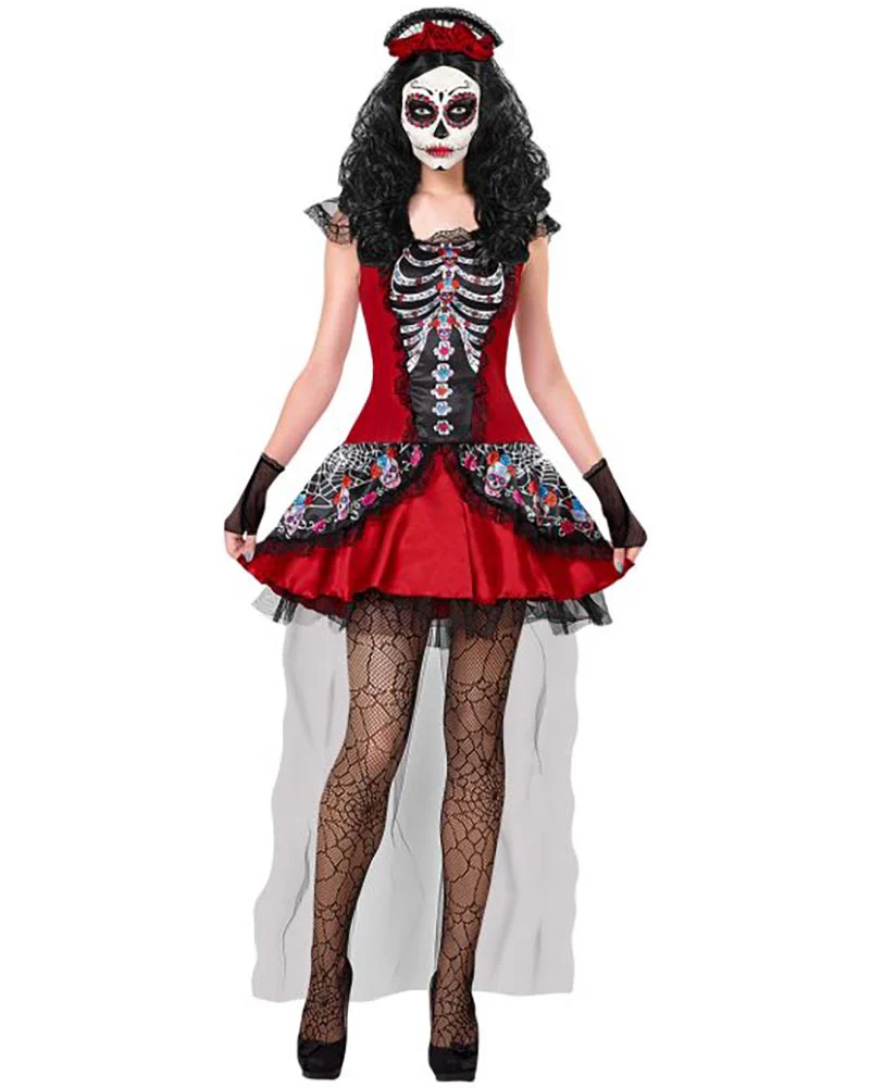 Mujer Dia De Los Muertos Womens Costume