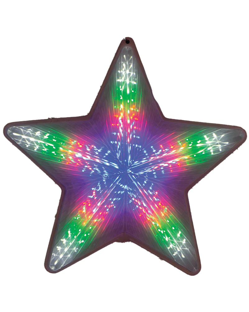 Multicolour Christmas LED Digital Flashing Star Light 50cm - Image 7
