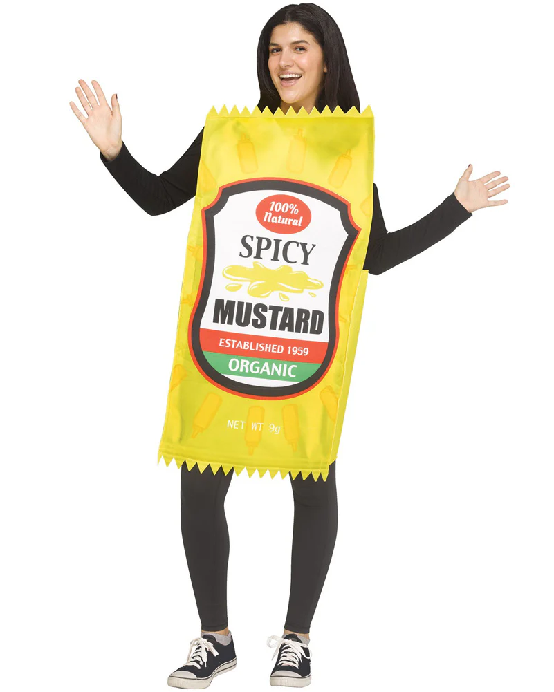 Mustard and Ketchup Adult Couple Costume - Image 6