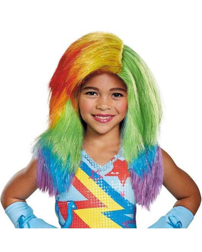 My Little Pony Rainbow Dash Rainbow Kids Wig