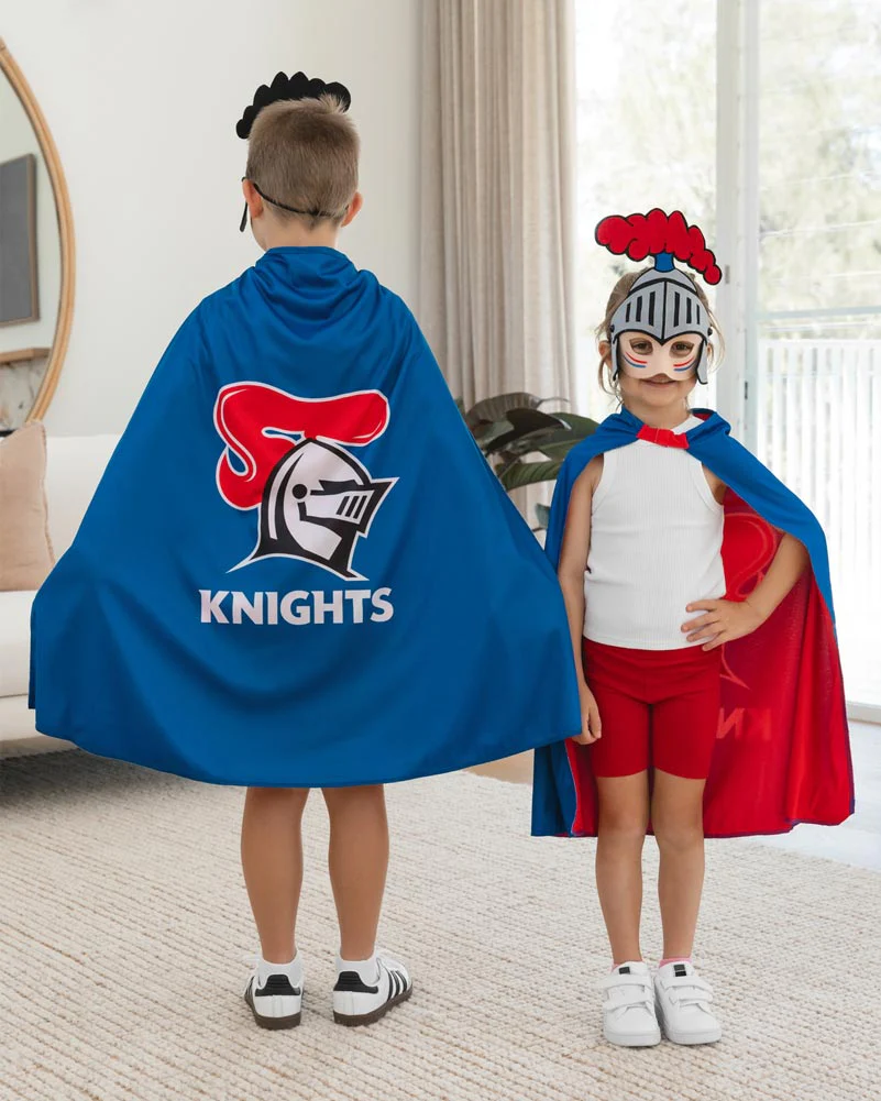 NRL Knights Supporter Kids Cape - Image 2