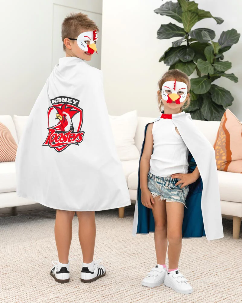 NRL Roosters Supporter Kids Cape - Image 2