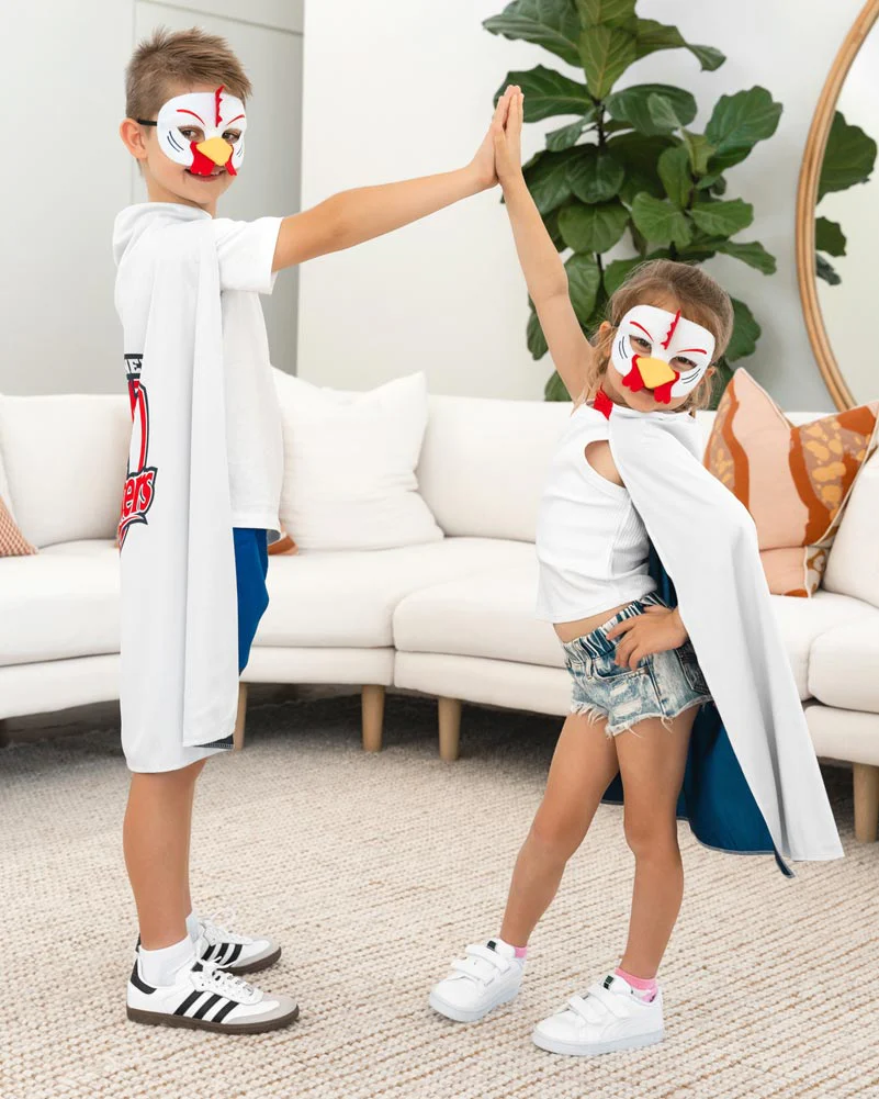 NRL Roosters Supporter Kids Cape - Image 3