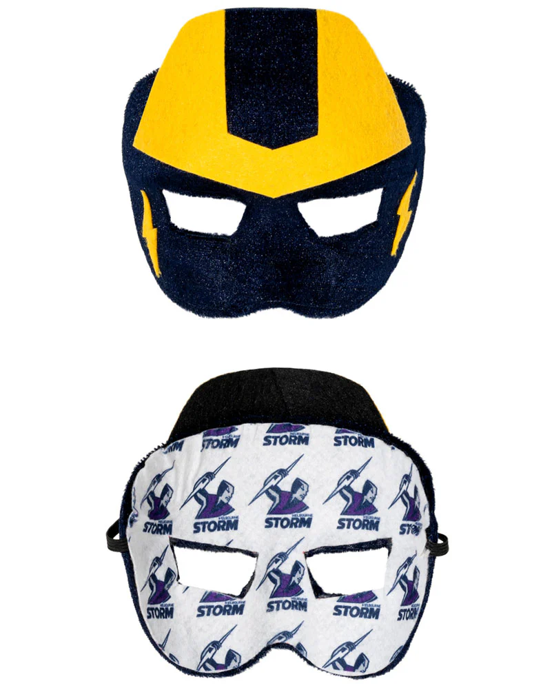 NRL Storm Mascot Kids Mask - Image 2