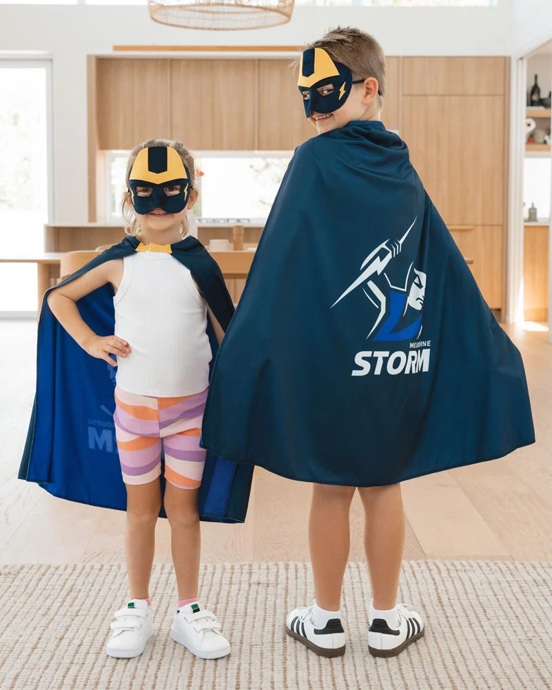 NRL Storm Mascot Kids Mask - Image 4