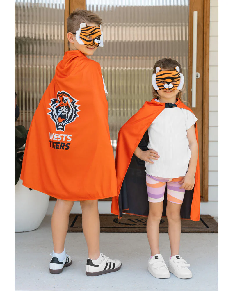 NRL Tigers Supporter Kids Cape - Image 2