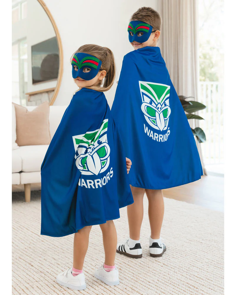 NRL Warriors Supporter Kids Cape - Image 2