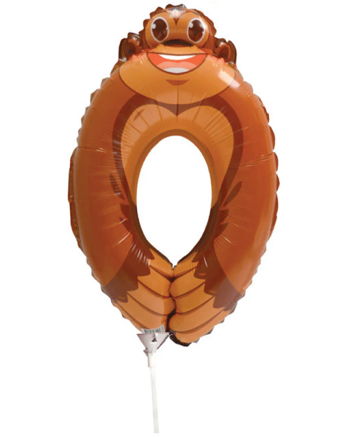 Number 0 Animal Balloon