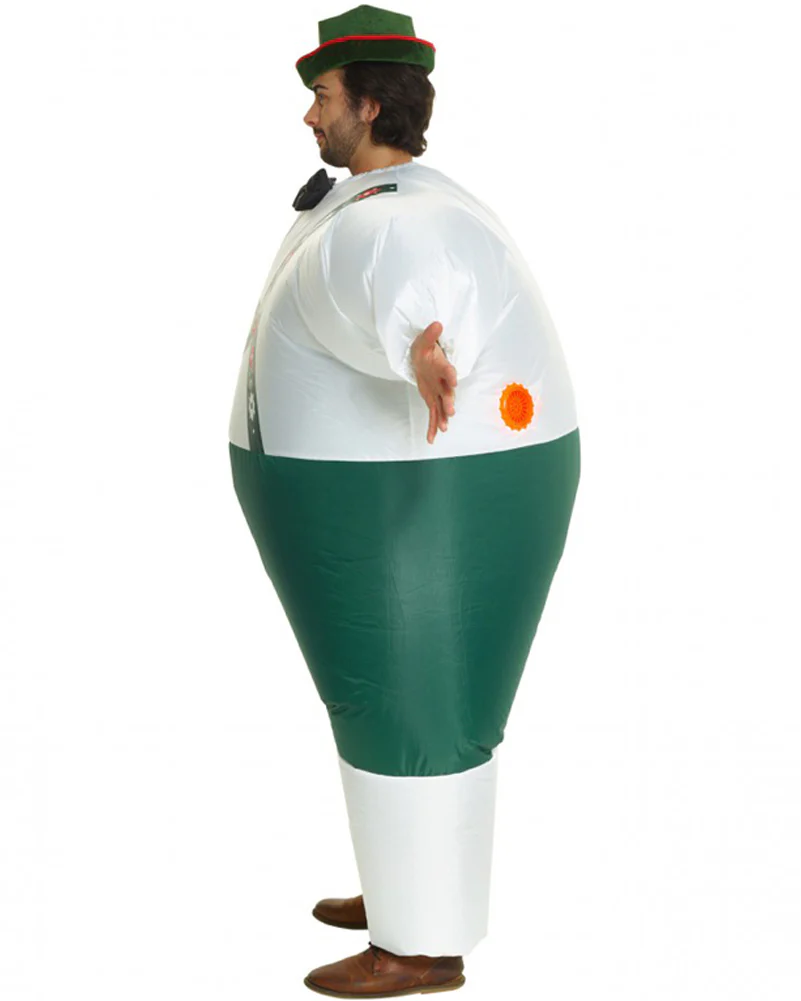 Oktoberfest Lederhosen Megamorph Mens Costume - Image 4
