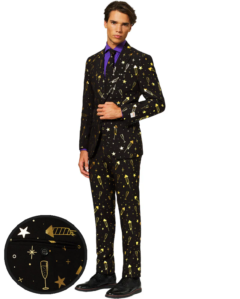Opposuit Fancy Fireworks Premium Mens Suit