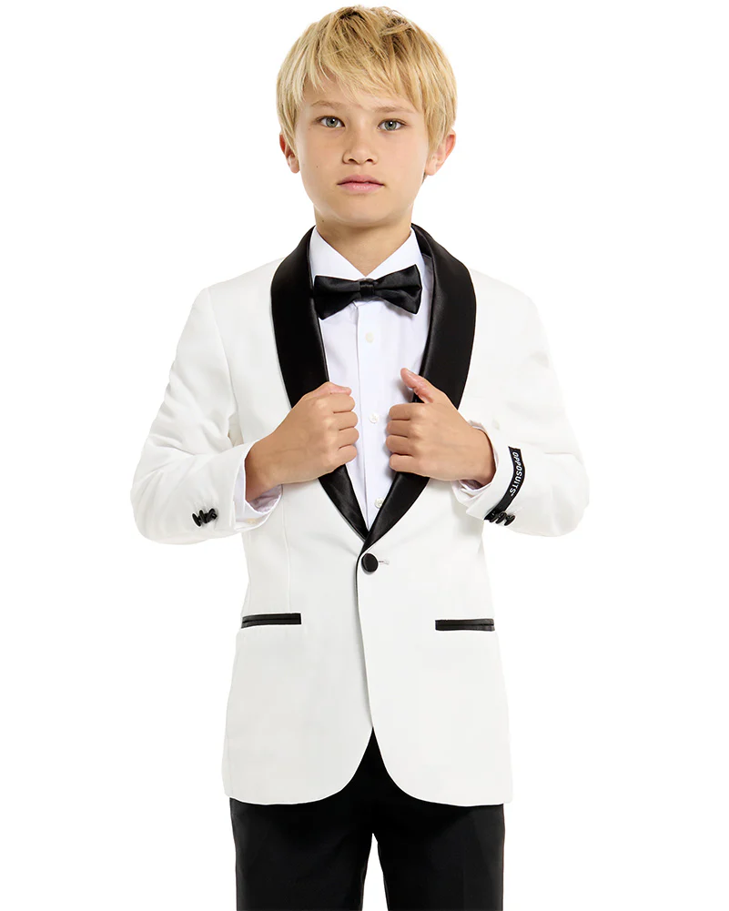 70s Opposuit Pearly White Premium Teen Boys Costume - Image 2