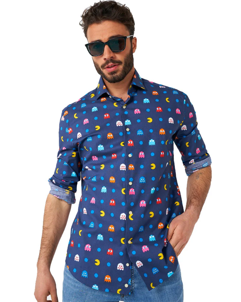 Opposuit Pixel Pac Man Mens Shirt - Image 8