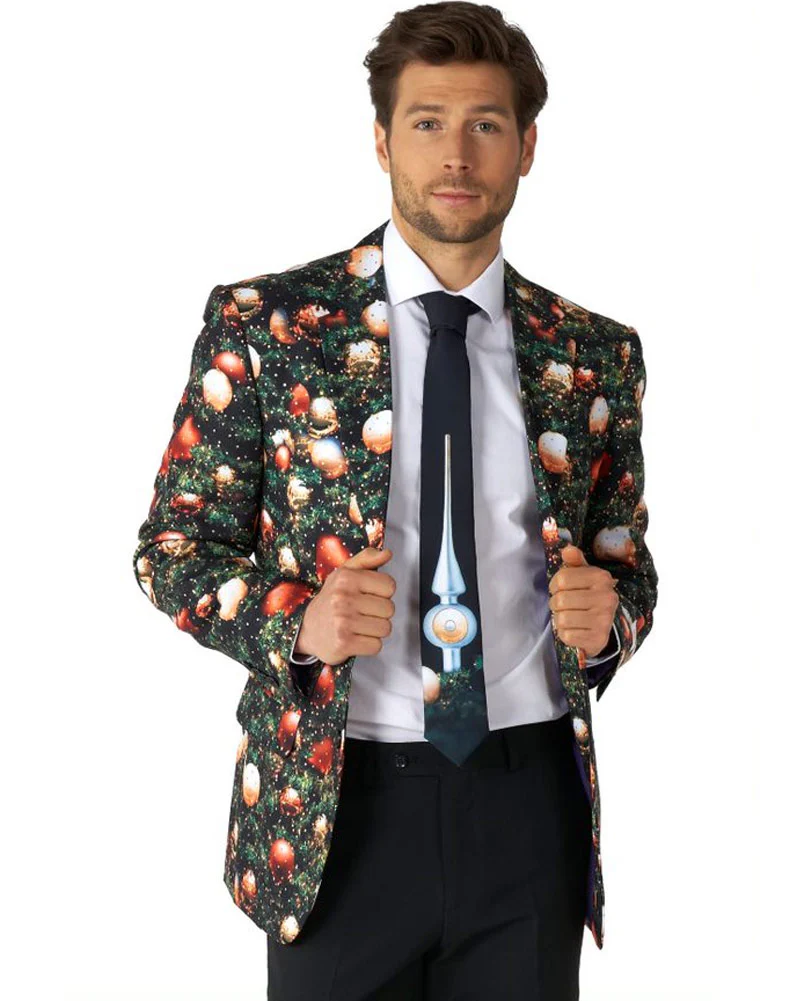 Opposuit Shine Pine Premium Mens Christmas Suit - Image 2