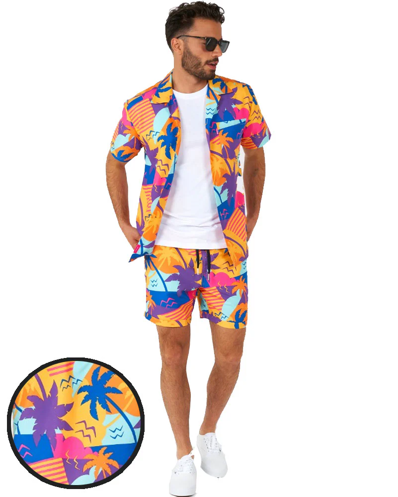 Opposuit Summer Palm Power Mens Swim Suit