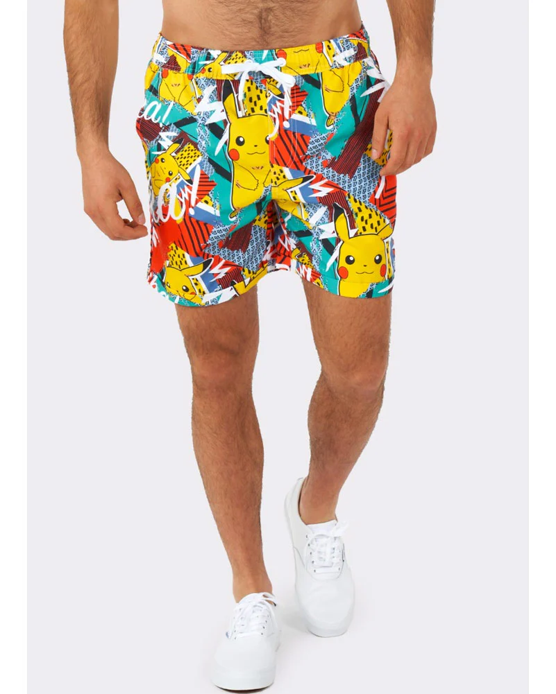 Opposuit Summer Pika Pikachu Mens Swim Suit - Image 4