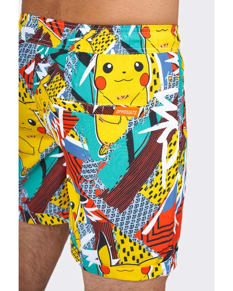 Opposuit Summer Pika Pikachu Mens Swim Suit - Image 6