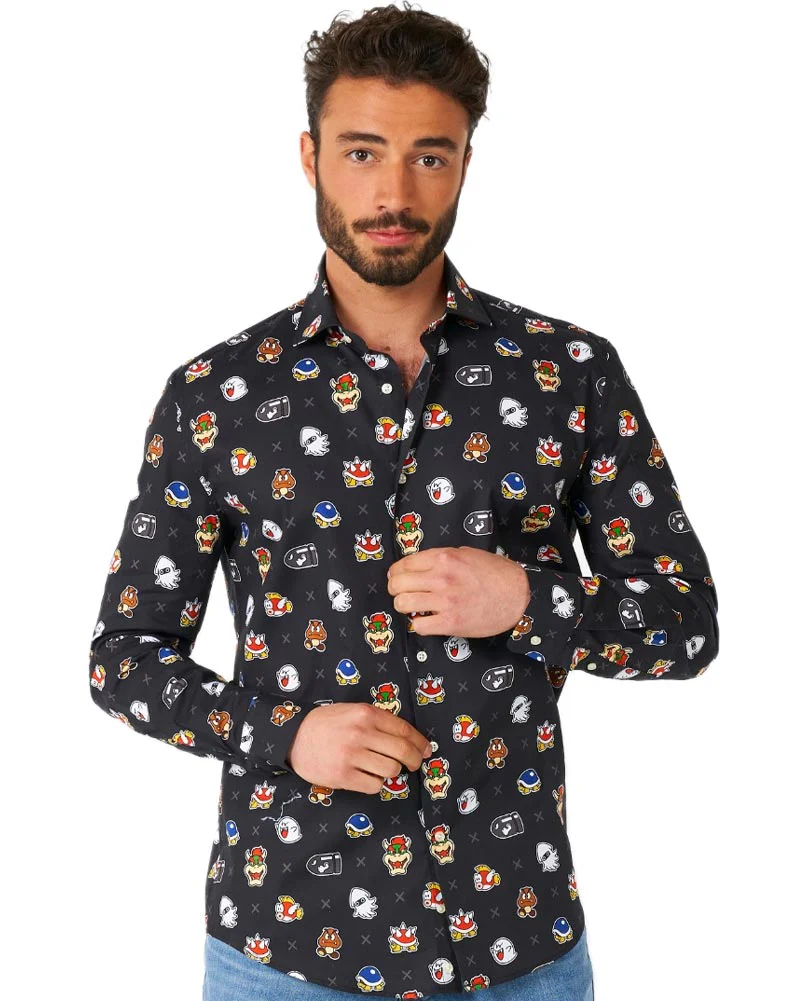 Opposuit Super Mario Bad Guys Mens Shirt - Image 2