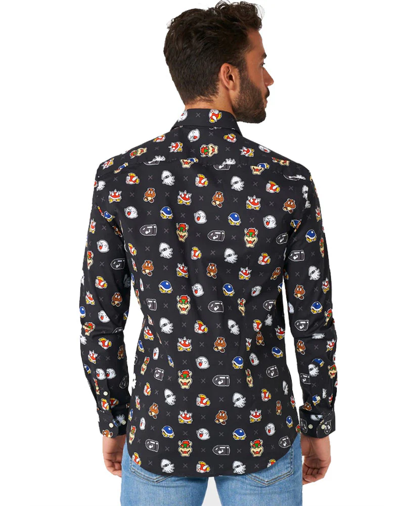 Opposuit Super Mario Bad Guys Mens Shirt - Image 3