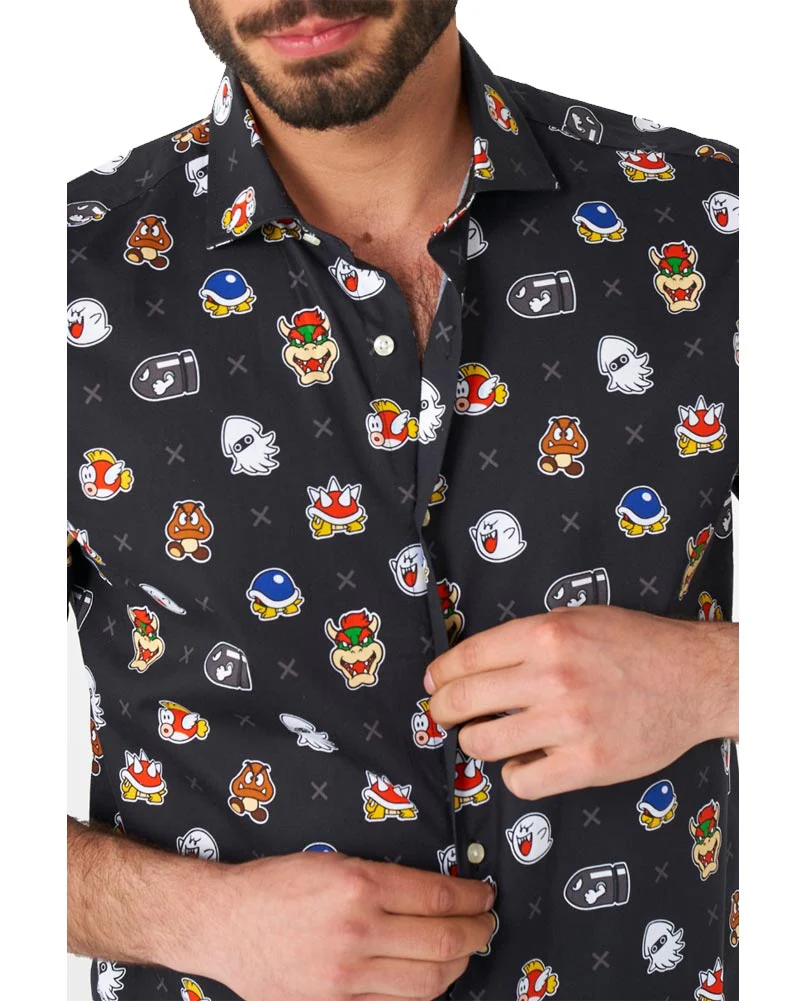 Opposuit Super Mario Bad Guys Mens Shirt - Image 4