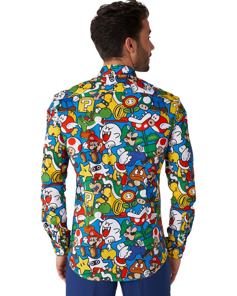 Opposuit Super Mario Mens Shirt - Image 2