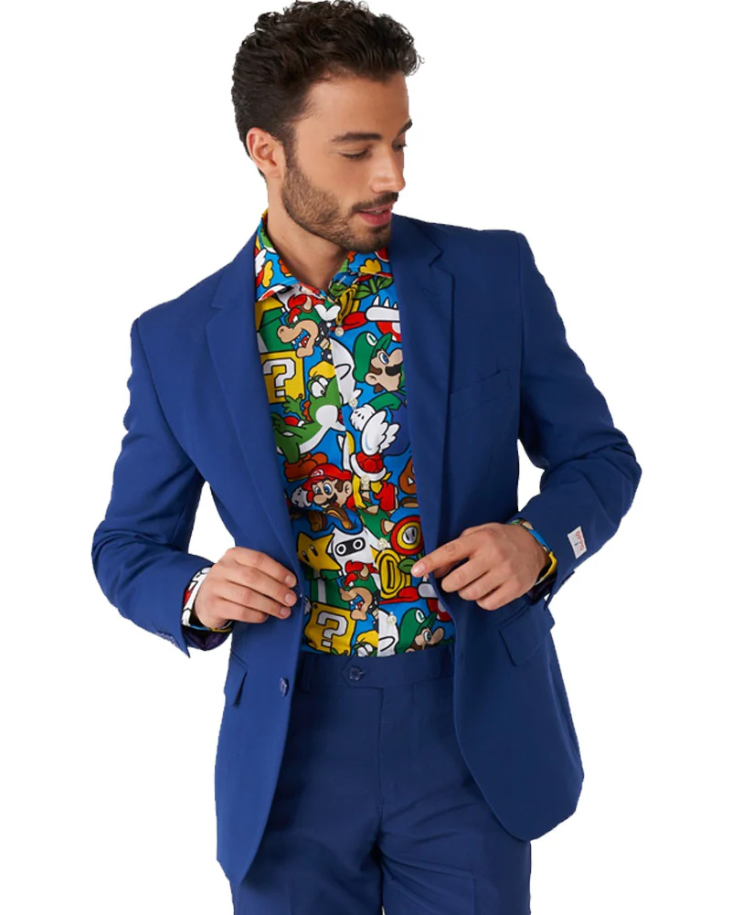 Opposuit Super Mario Mens Shirt - Image 4