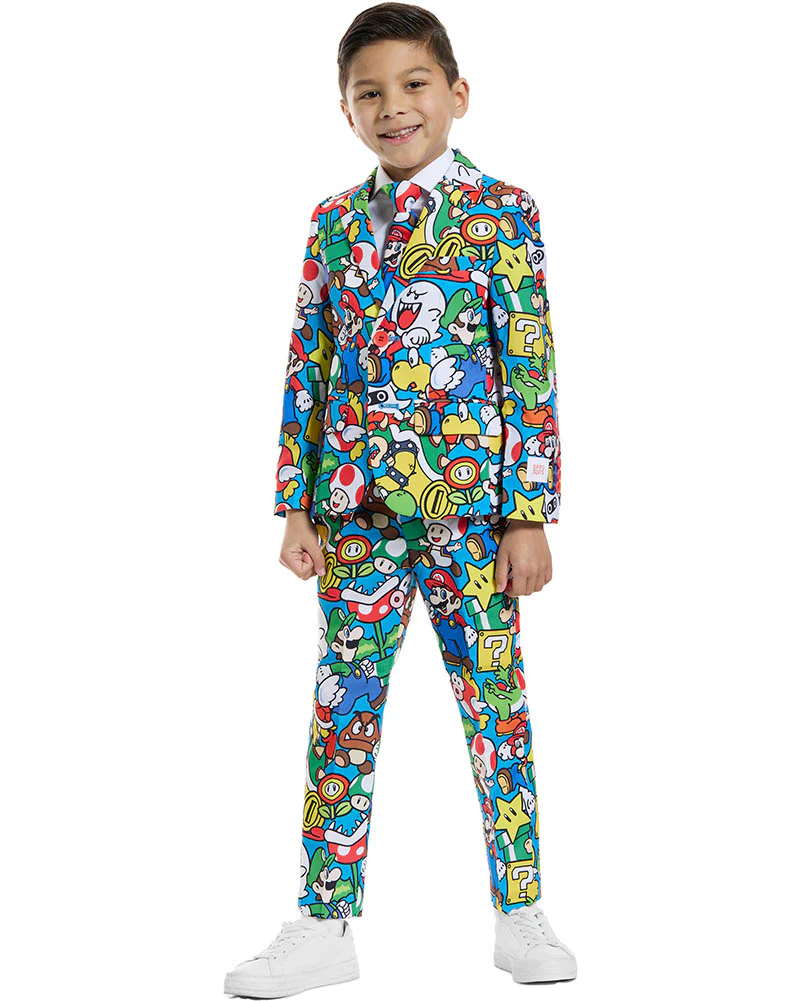 Opposuit Super Mario Premium Boys Costume - Image 3