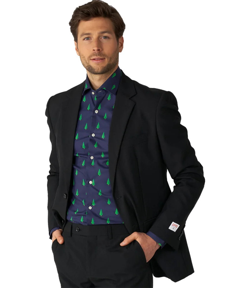 Opposuit TreeDee Mens Christmas Shirt - Image 4