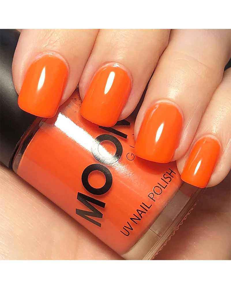 Orange Neon UV Nail Polish 14ml - Image 2