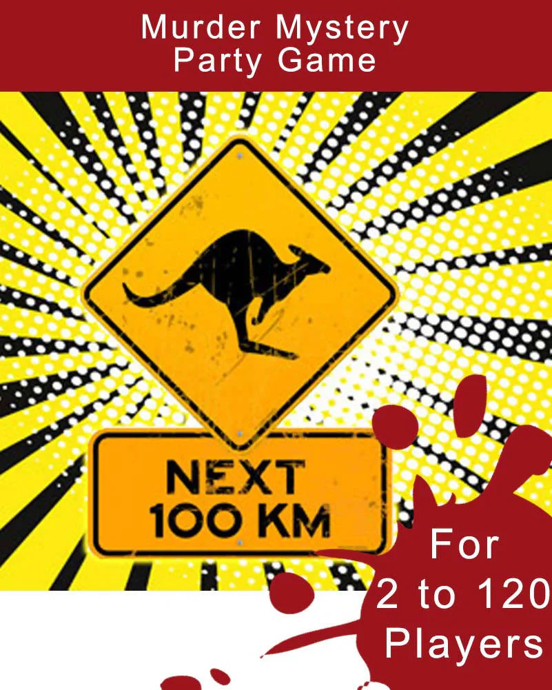Outback Ordeal Digital Murder Mystery Game for 2 to 120 Players