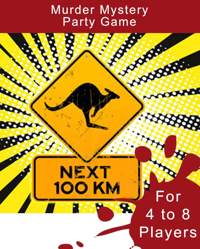 Outback Ordeal Digital Murder Mystery Game for 4 to 8 Players