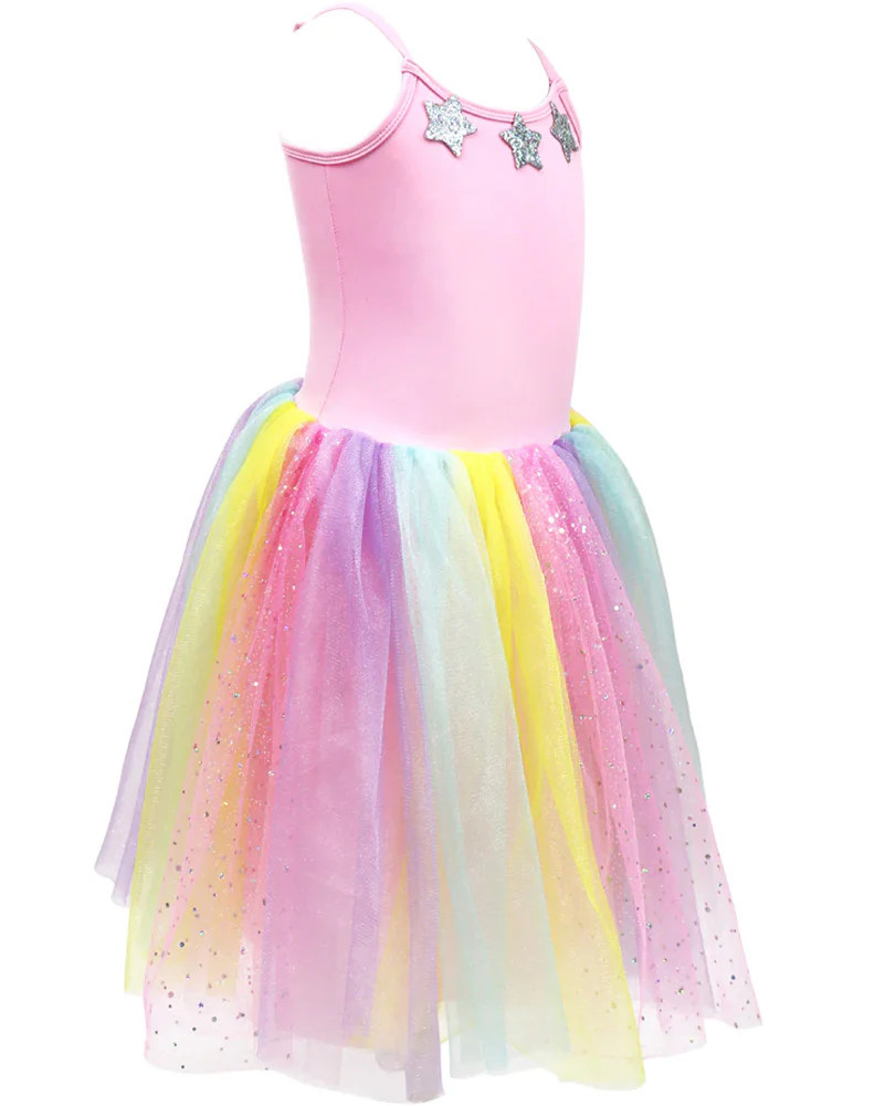 Over the Rainbow Star Tutu Dress Girls Book Week Costume - Image 2