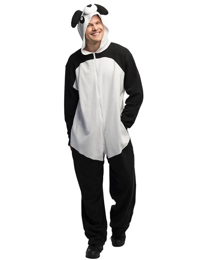 Panda Jumpsuit Adult Plus Size Costume - Image 2