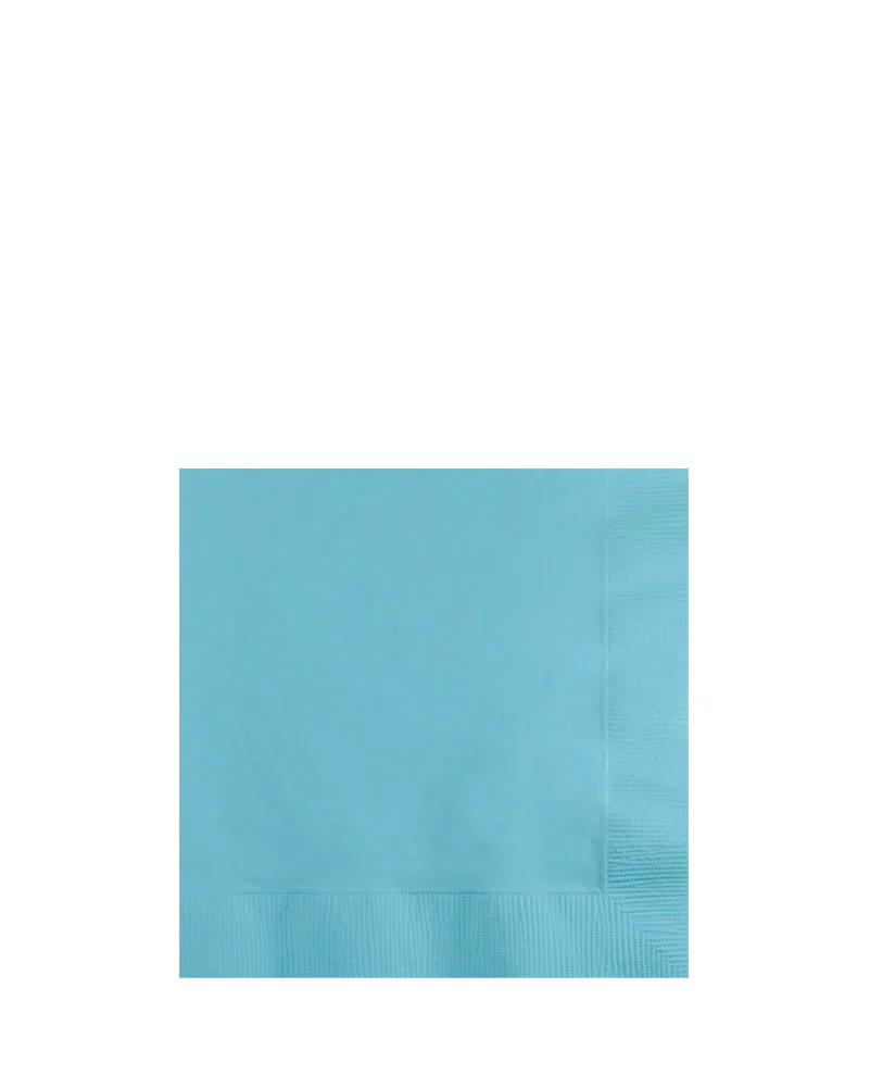 Pastel Blue Beverage Napkins Pack of 50