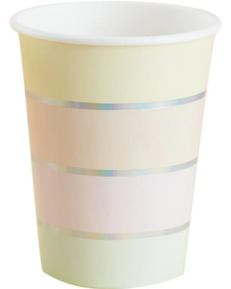 Pastel Party Paper Cups Pack of 8
