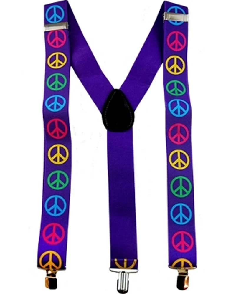 Peace Sign Suspenders