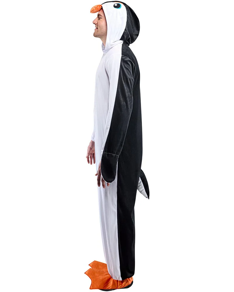 Penguin Plush Onesie Mens Costume - Image 3