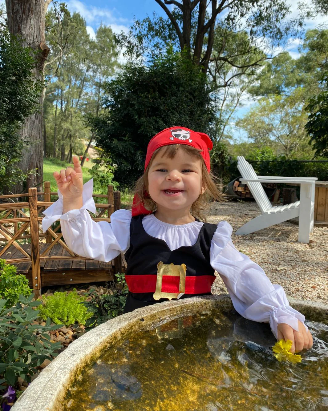 Petite Pirate Girls Toddler Book Week Costume - Image 3