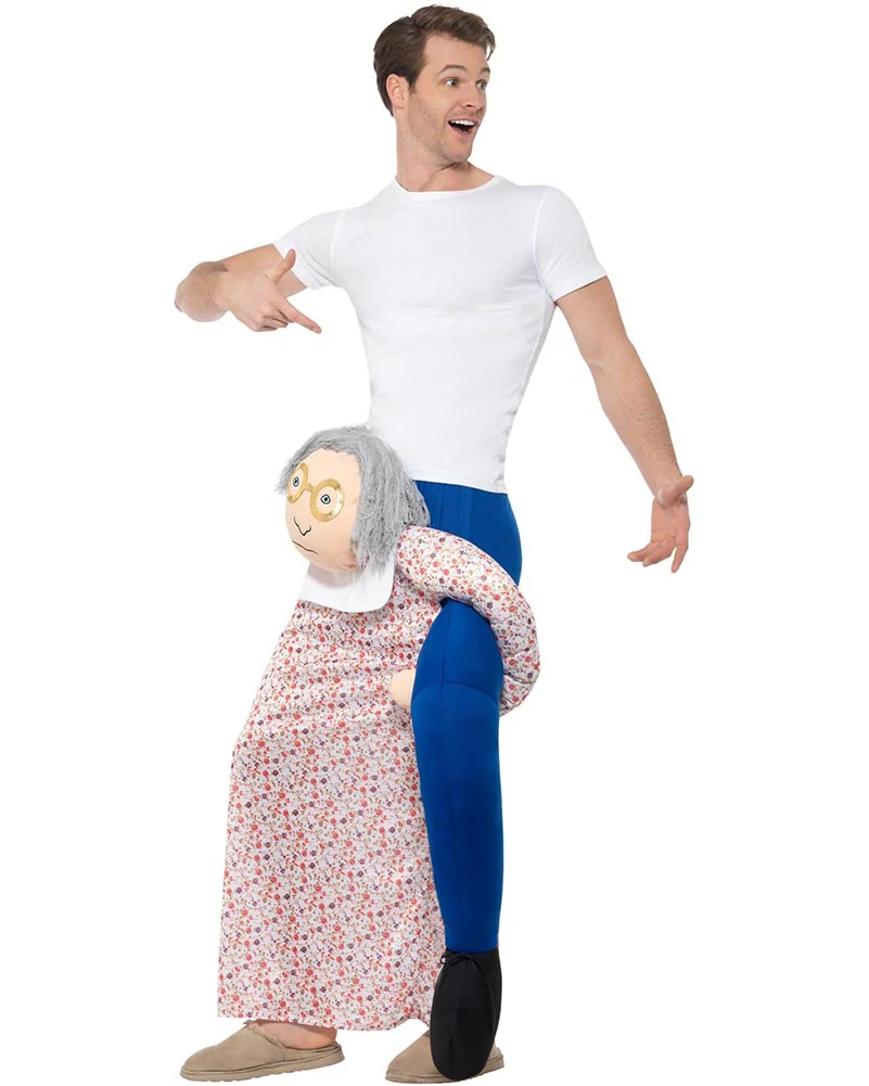 Piggyback Grandma Adult Costume - Image 3