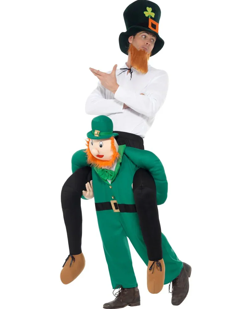 Piggyback Paddys Leprechaun Mens Costume - Image 3