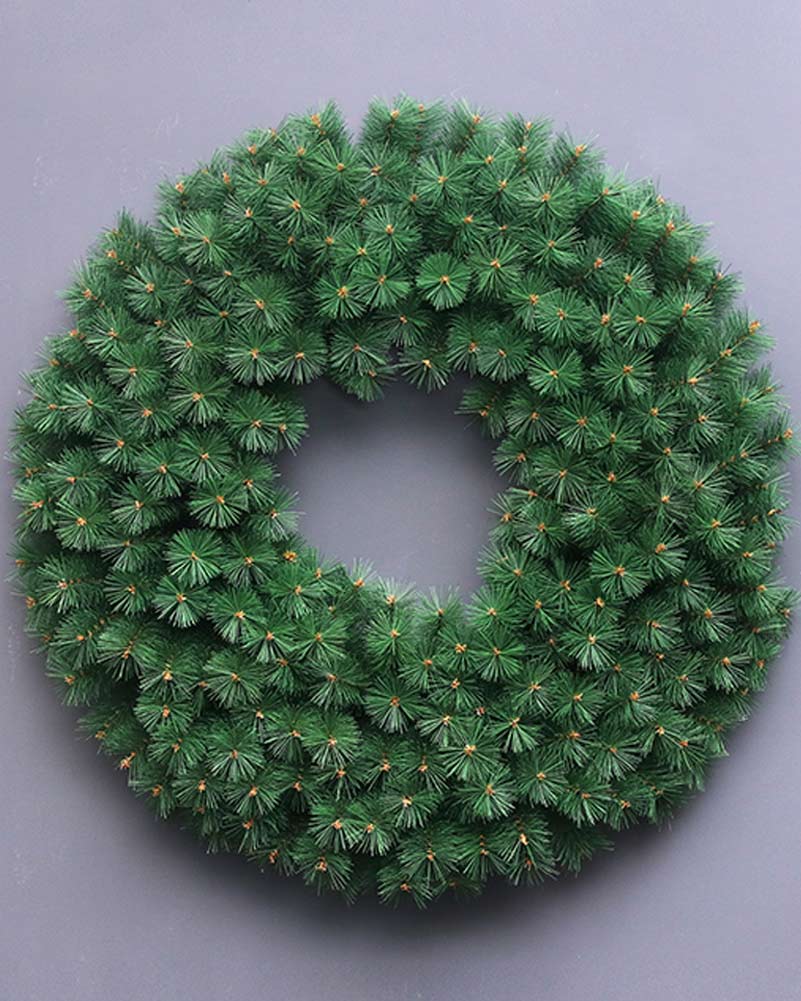 Pine Christmas 240 Branch Wreath 80cm - Image 3