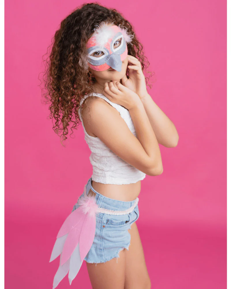 Pink Galah Deluxe Mask and Tail Set - Image 2