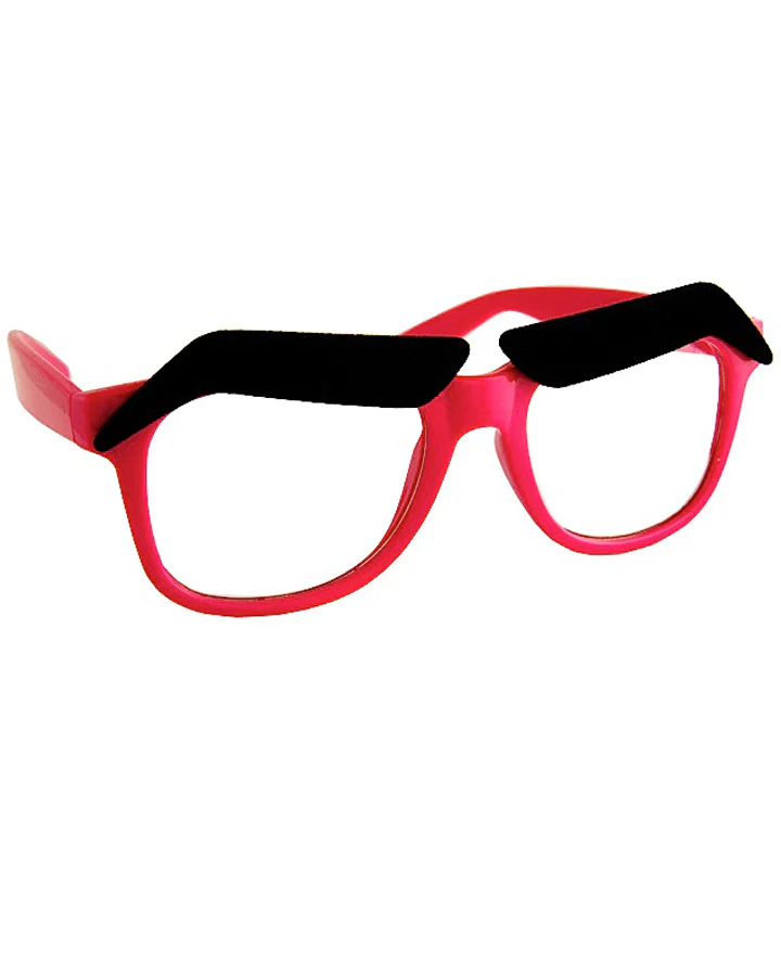 Pink Glasses with Eyebrows - Image 2