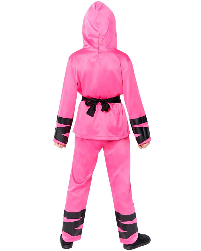 Pink Ninja Girls Costume 10-12 Years - Image 3