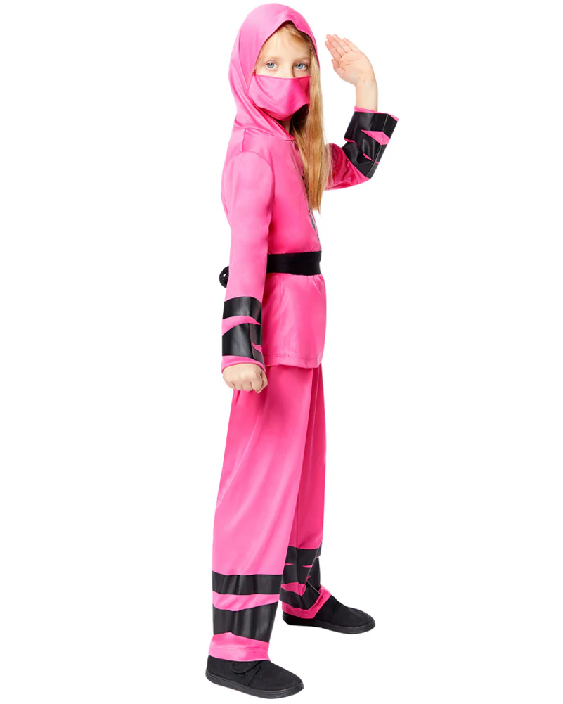 Pink Ninja Girls Costume 10-12 Years - Image 6