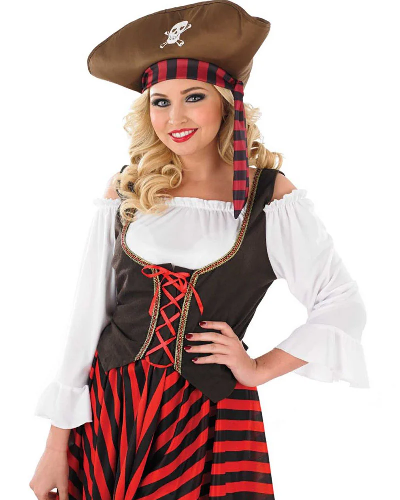 Pirate Brown Hat Womens Costume - Image 2